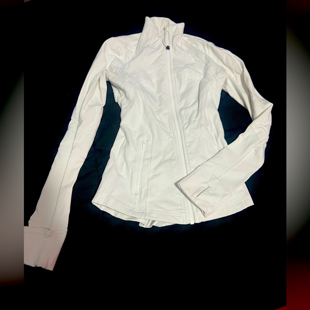 White Lululemon Athletica Jacket